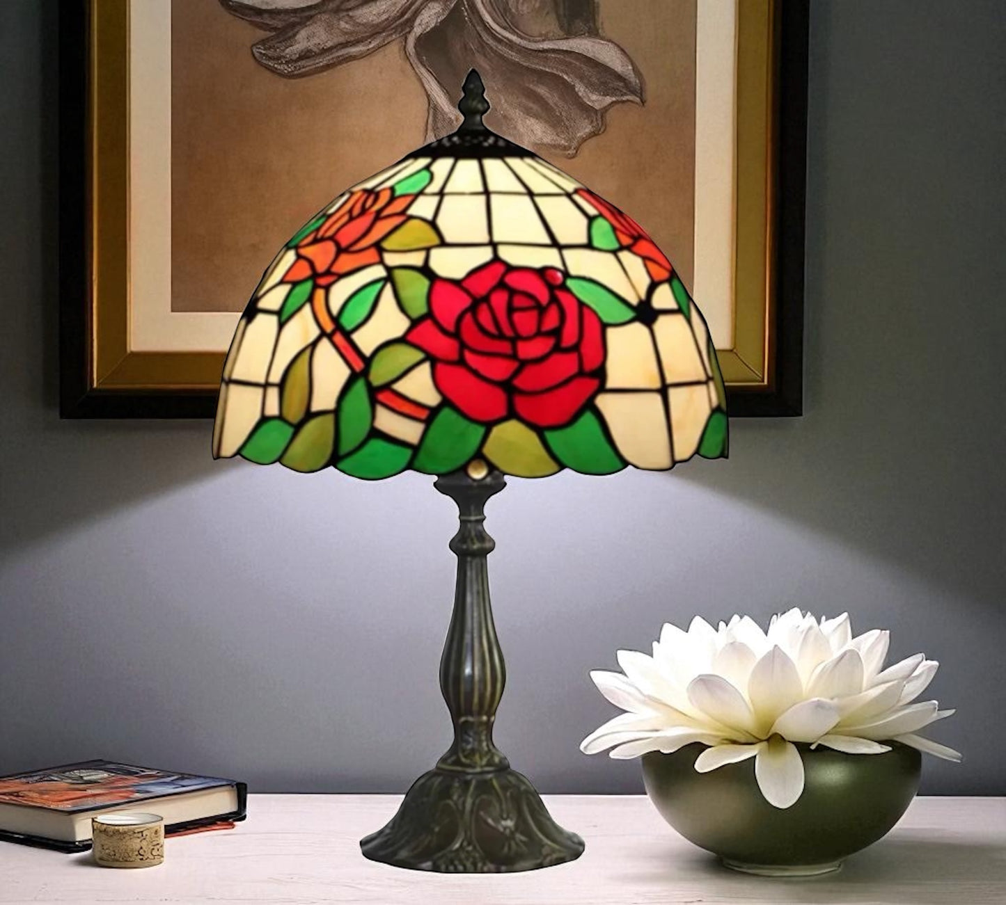 CDH 12" Tiffany Table Lamp (12720)