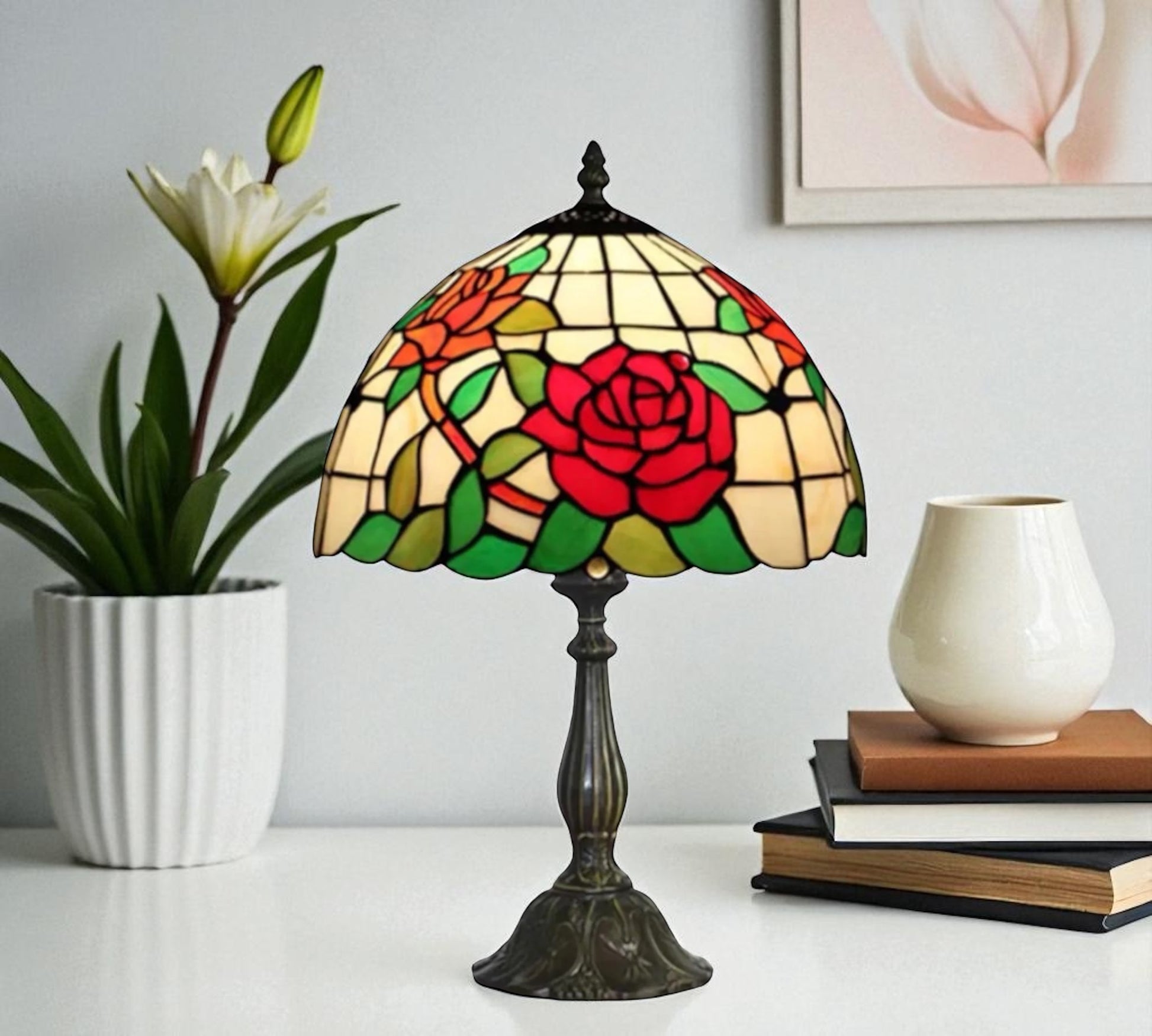 CDH 12" Tiffany Table Lamp (12720)