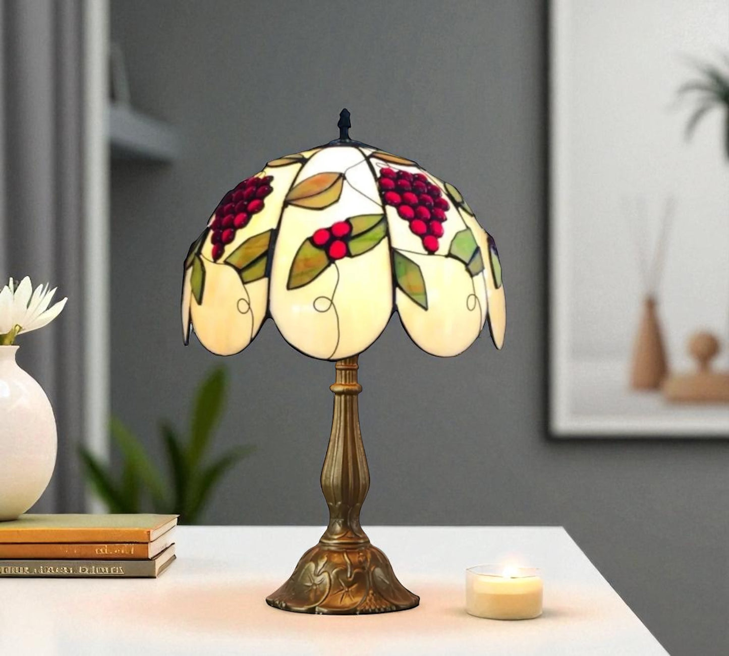 CDH 12" Tiffany Table Lamp (12722)