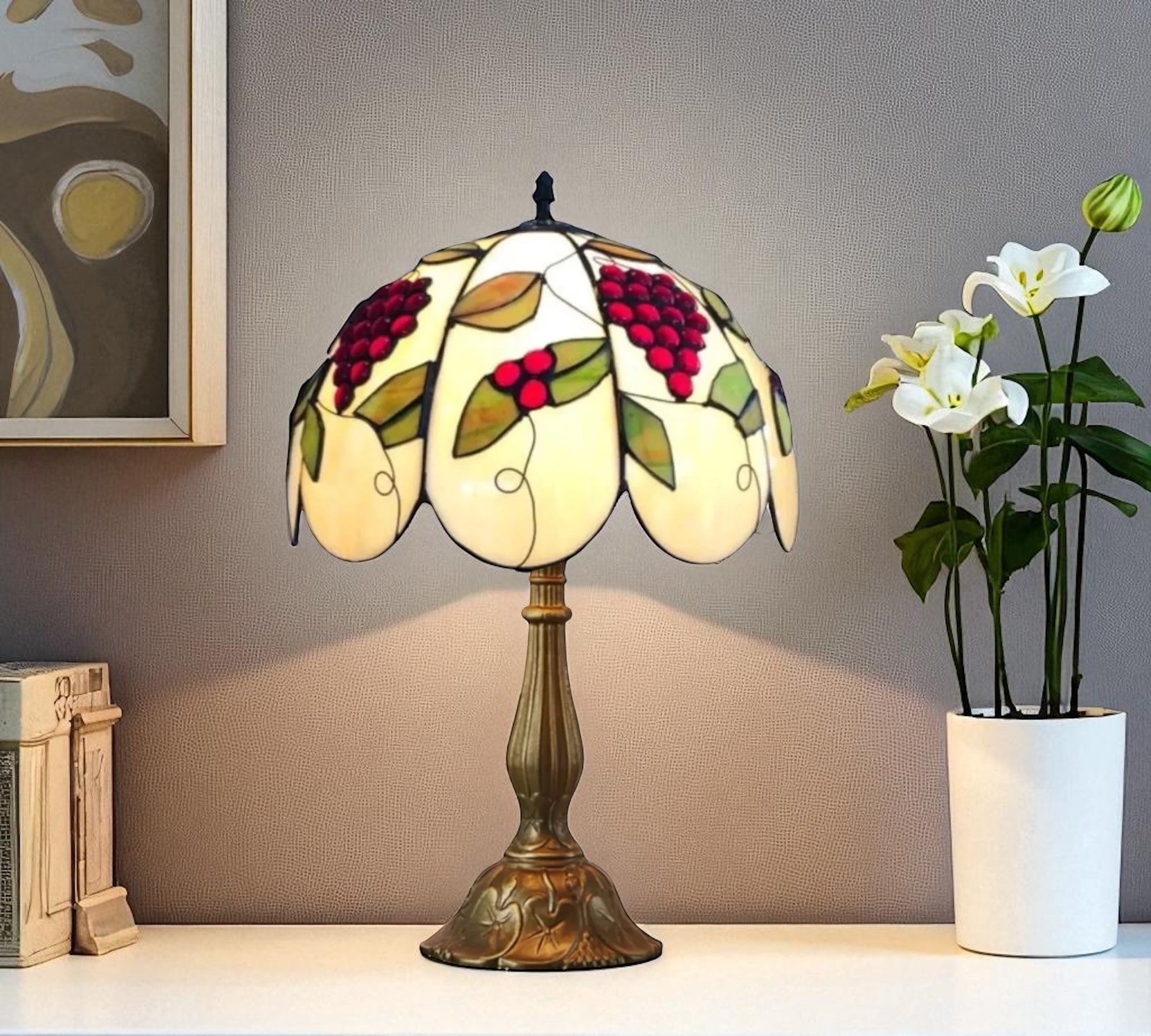 CDH 12" Tiffany Table Lamp (12722)