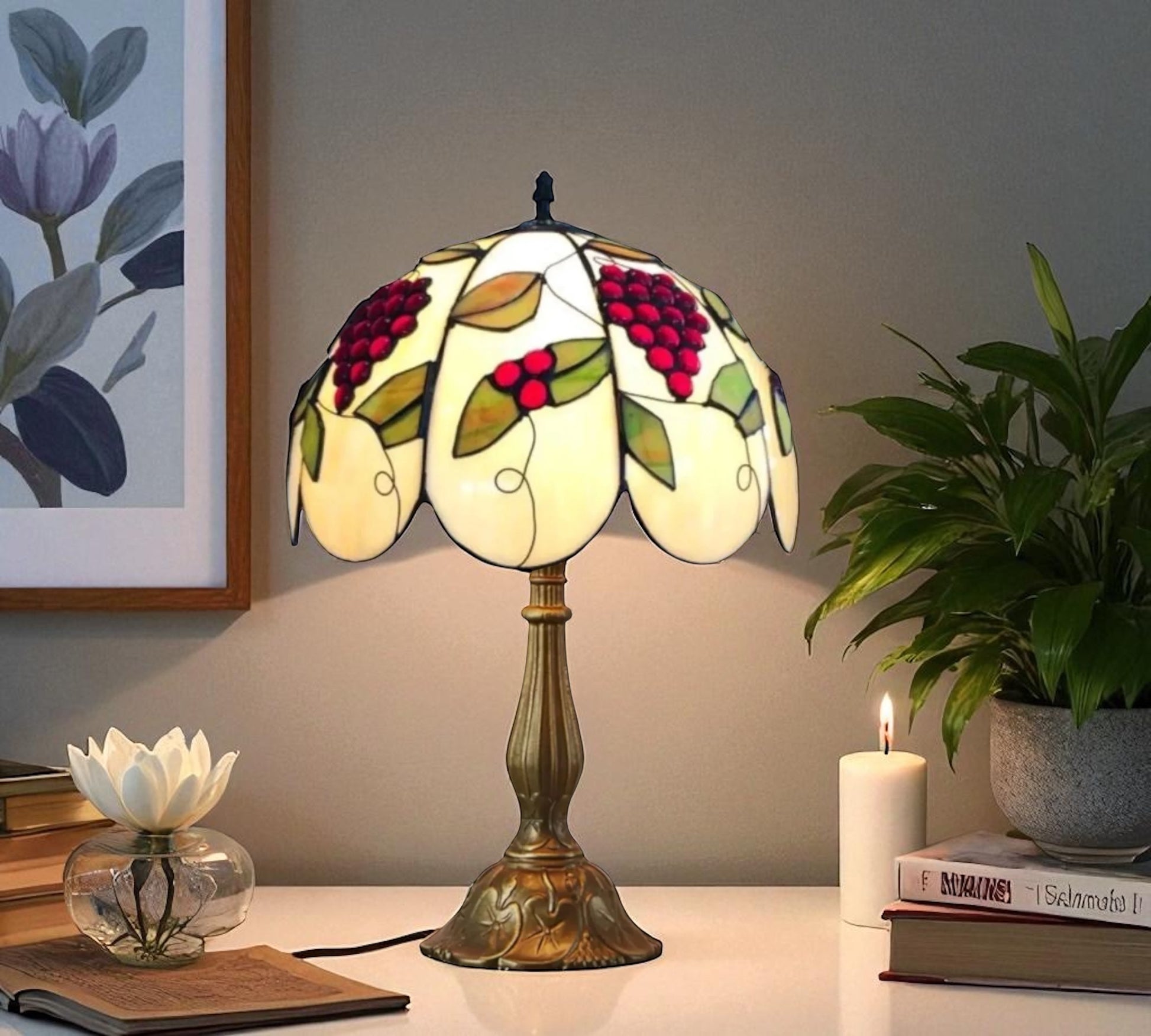 CDH 12" Tiffany Table Lamp (12722)