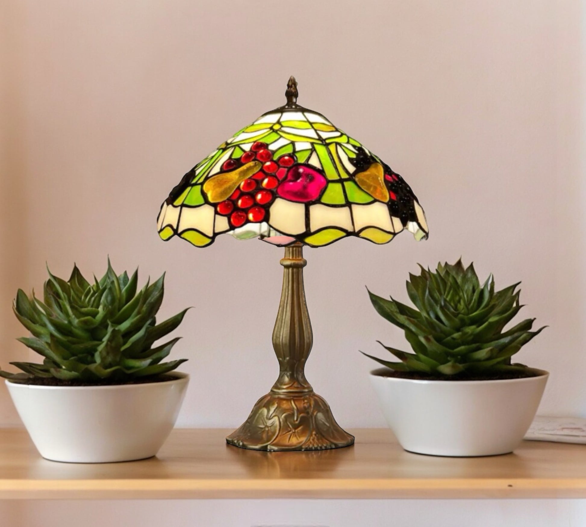 CDH 12" Tiffany Table Lamp (12729)