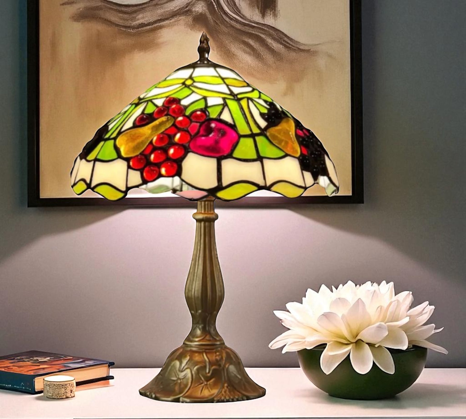 CDH 12" Tiffany Table Lamp (12729)