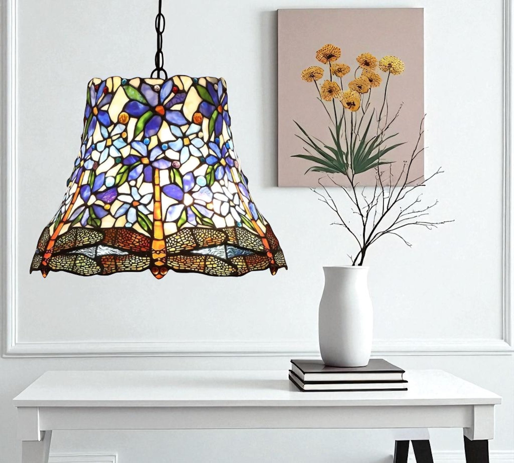 CDH 16" Tiffany Pendant Lamp 40cm shade (12809C)