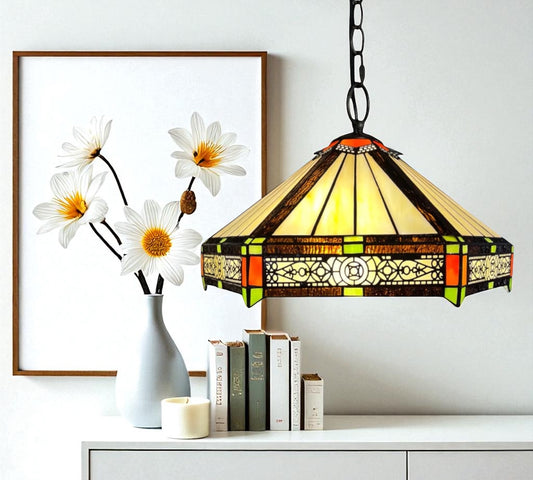 CDH 16" Tiffany Pendant Lamp 40cm shade (13002C)
