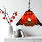 CDH 16" Tiffany Pendant Lamp 40cm shade (16001C Red)
