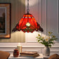 CDH 16" Tiffany Pendant Lamp 40cm shade (16001C Red)