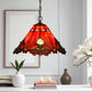 CDH 16" Tiffany Pendant Lamp 40cm shade (16001C Red)
