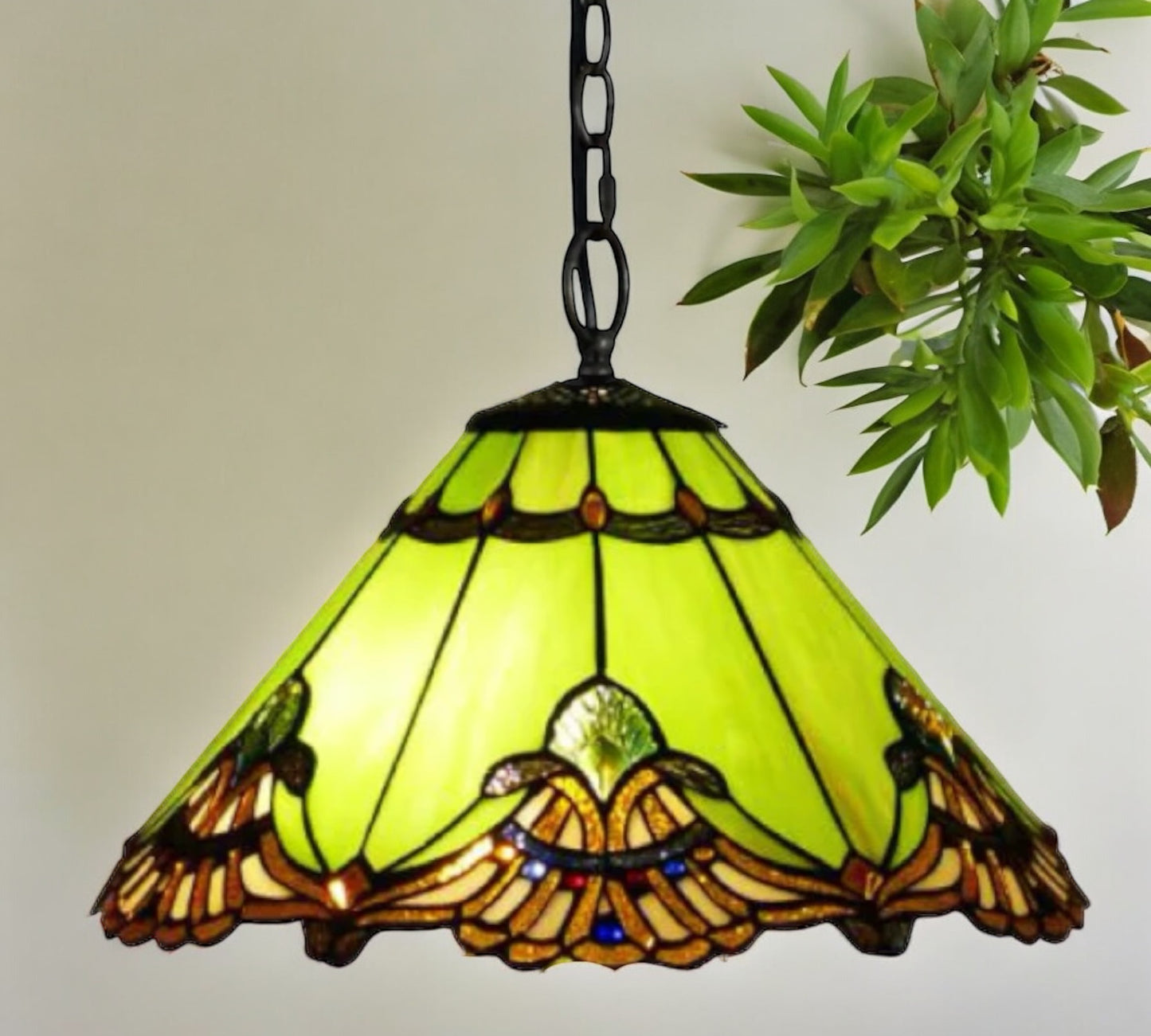 CDH 16" Tiffany Pendant Lamp 40cm shade (16001C)