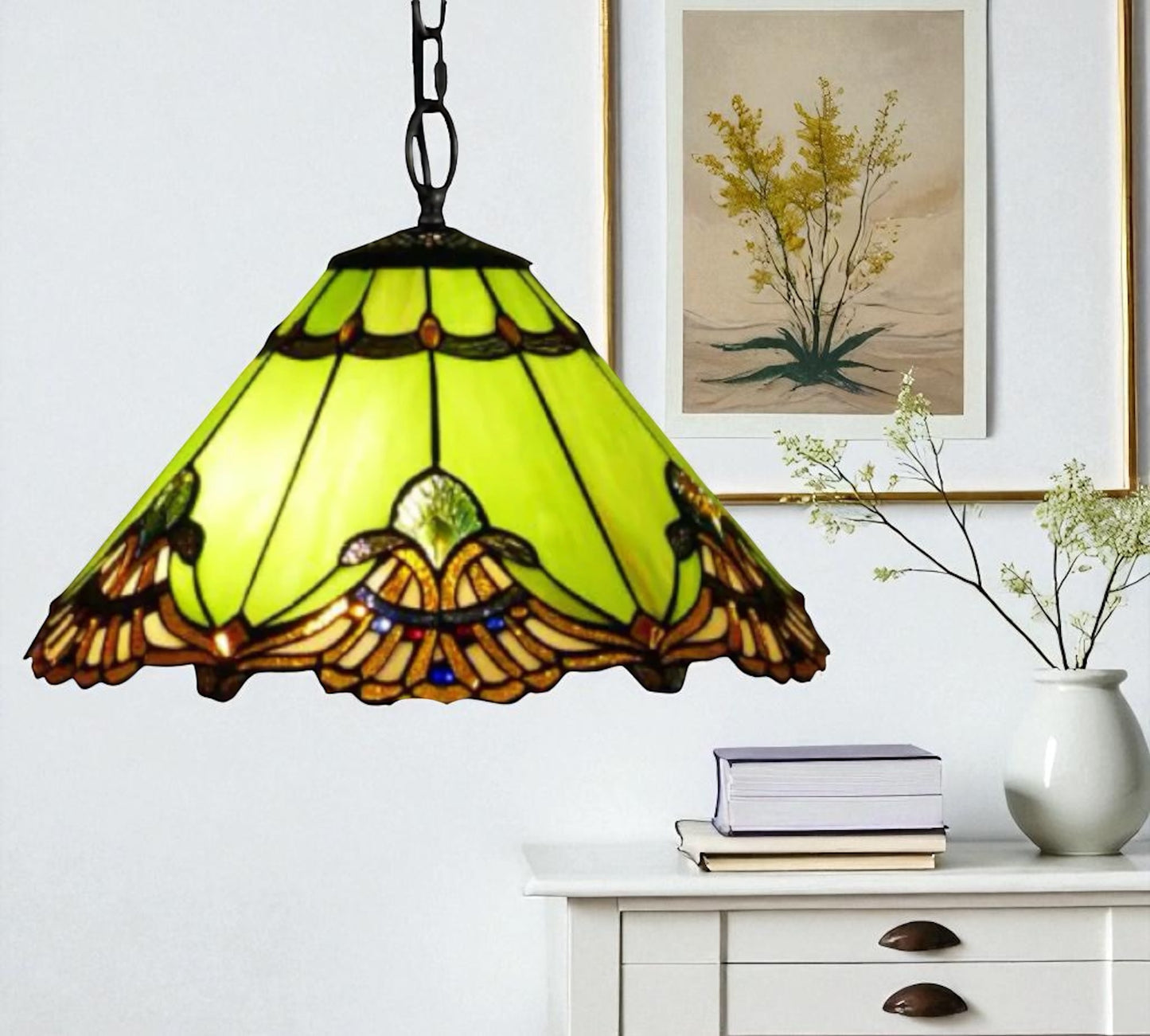 CDH 16" Tiffany Pendant Lamp 40cm shade (16001C)