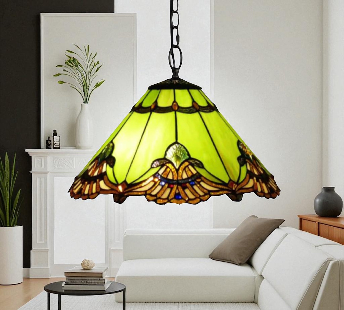 CDH 16" Tiffany Pendant Lamp 40cm shade (16001C)