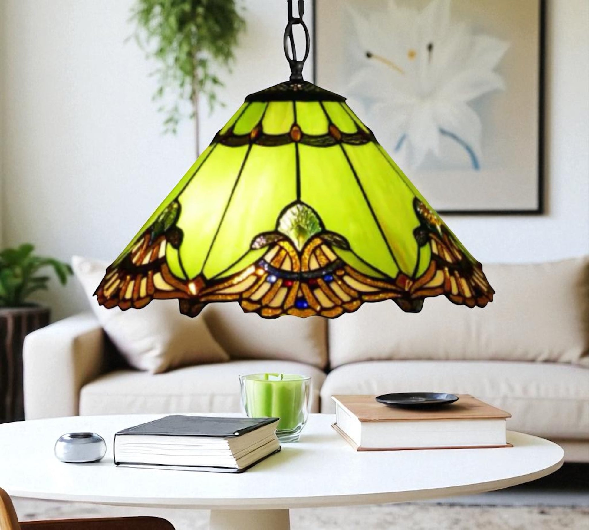 CDH 16" Tiffany Pendant Lamp 40cm shade (16001C)