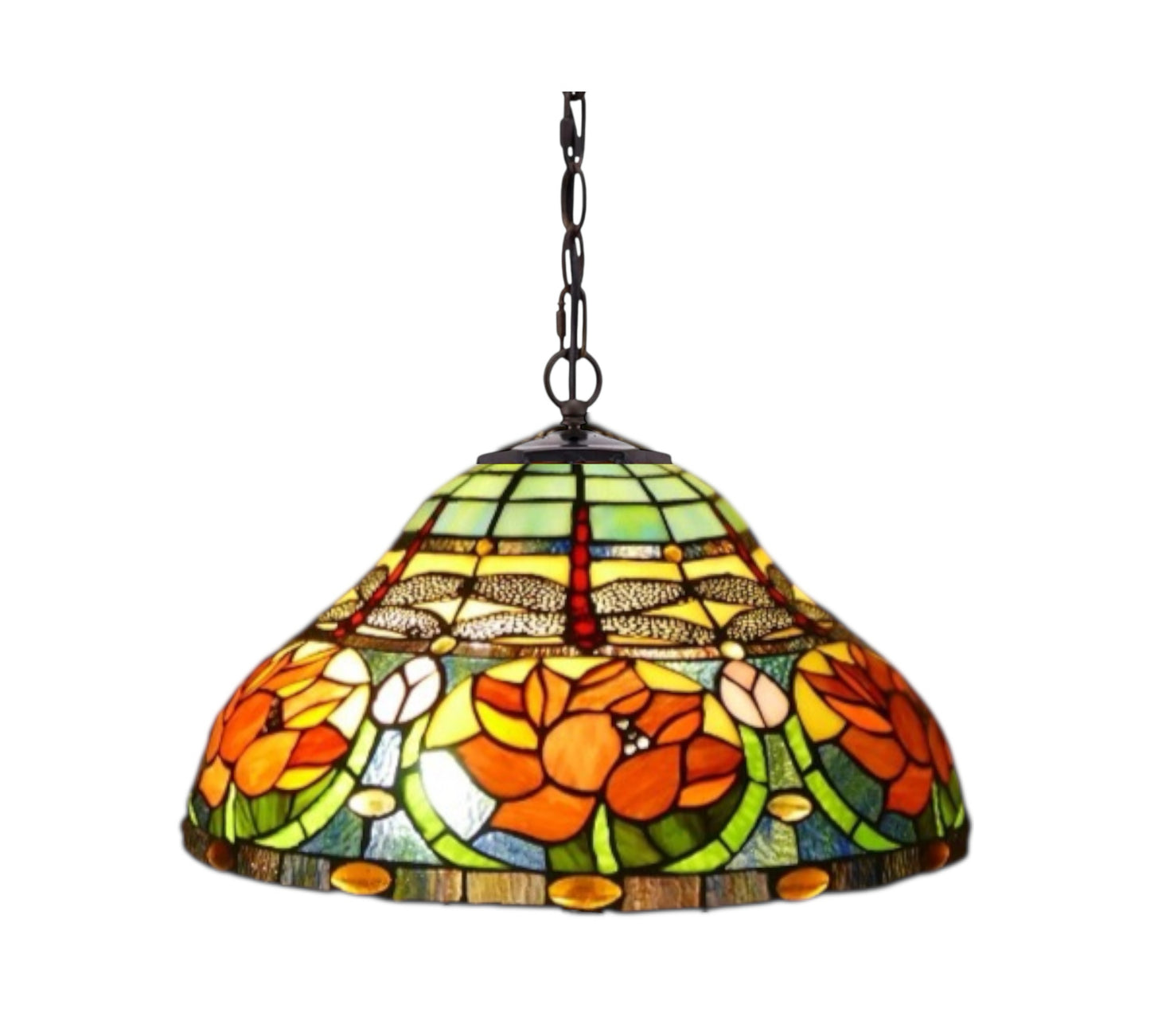 CDH 16" Tiffany Pendant Lamp 40cm shade (16006C)