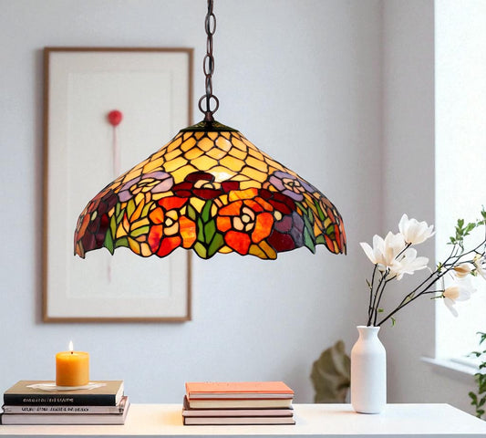 CDH 16" Tiffany Pendant Lamp 40cm shade (16015C)