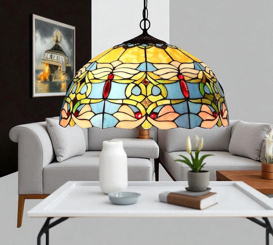 CDH 16" Tiffany Pendant Lamp 40cm shade (16016C)