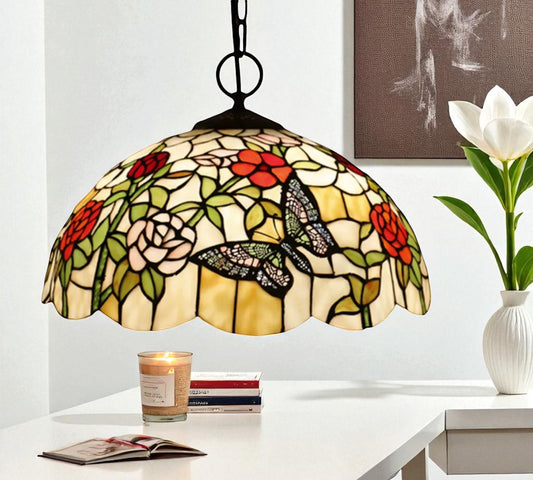 CDH 16" Tiffany Pendant Lamp 40cm shade (16023C)