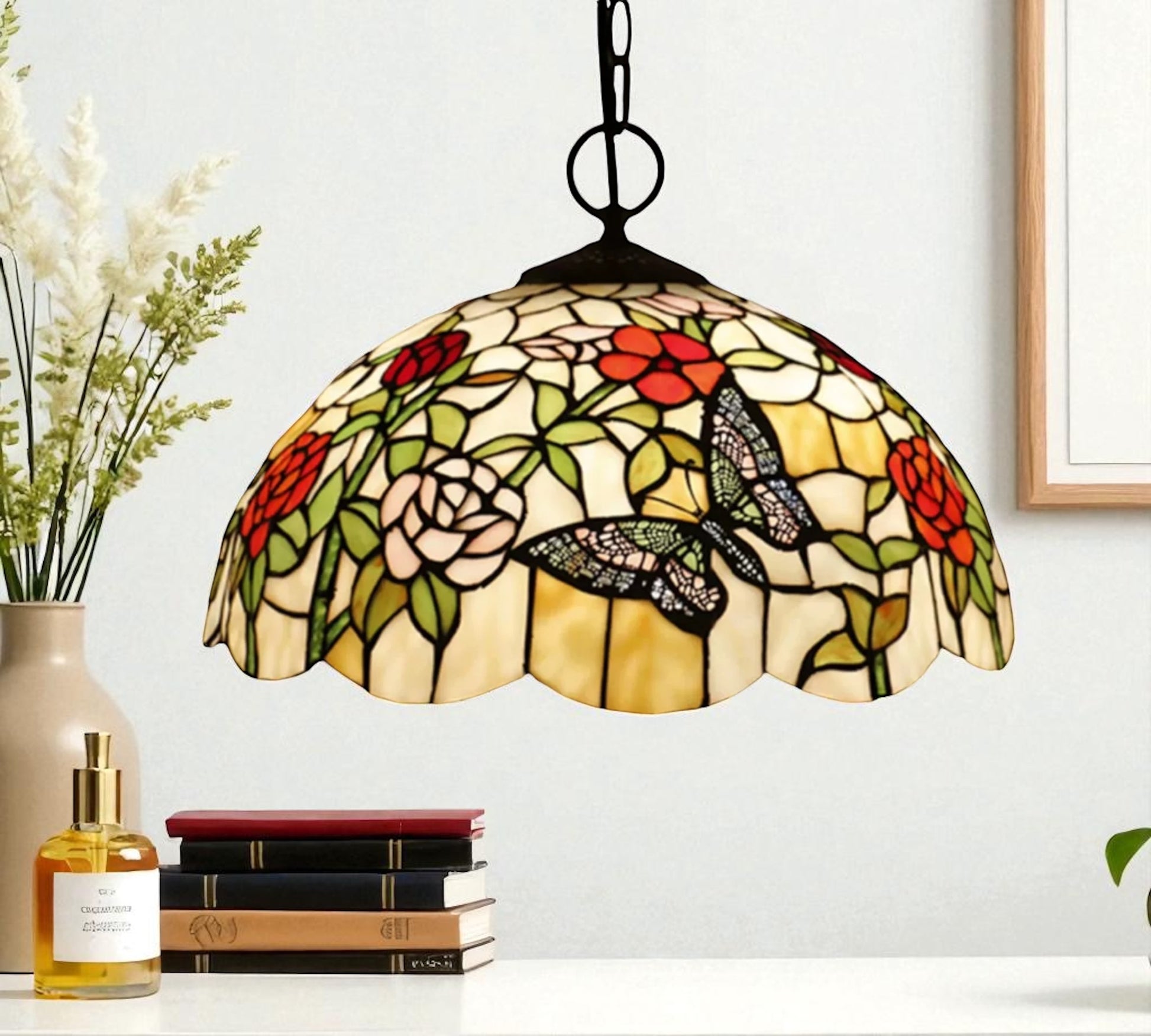 CDH 16" Tiffany Pendant Lamp 40cm shade (16023C)