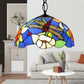 CDH 16" Tiffany Pendant Lamp 40cm shade (16029C)