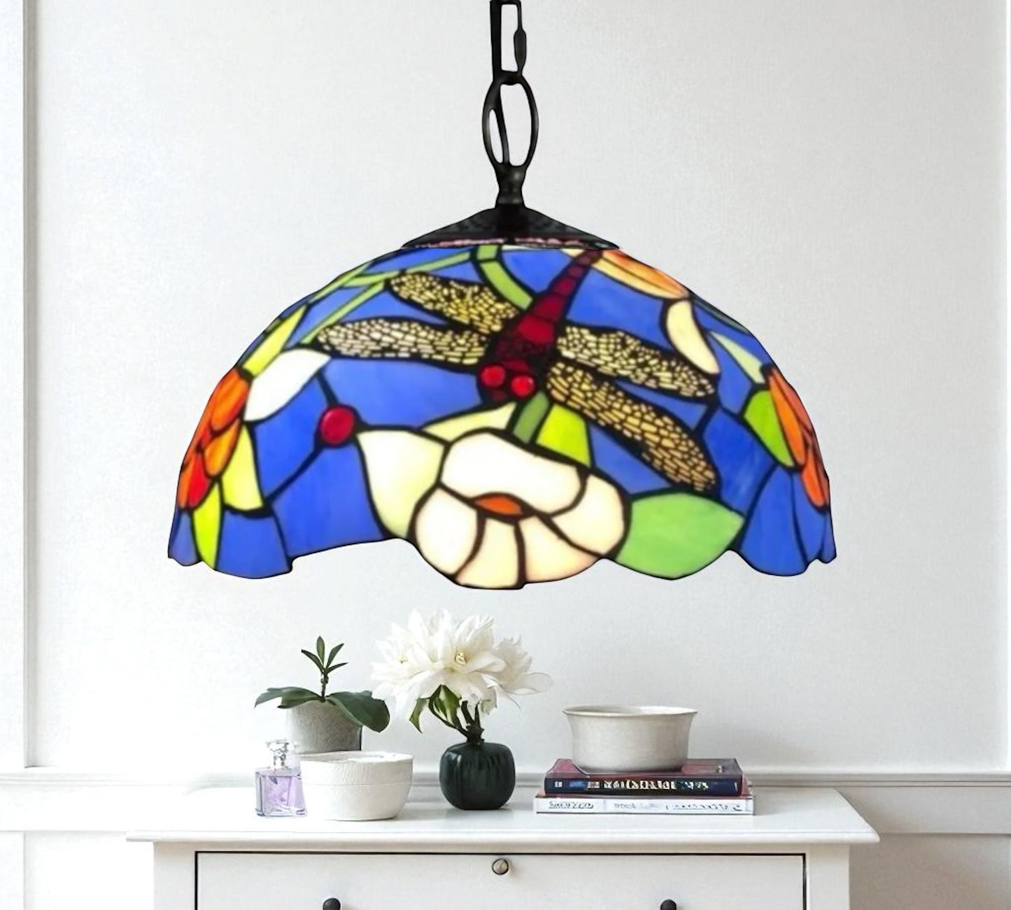 CDH 16" Tiffany Pendant Lamp 40cm shade (16029C)