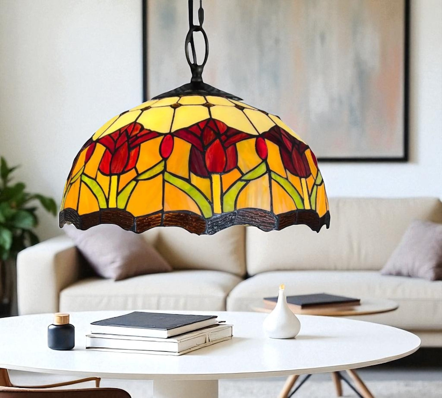 CDH 16" Tiffany Pendant Lamp 40cm shade (16030C)