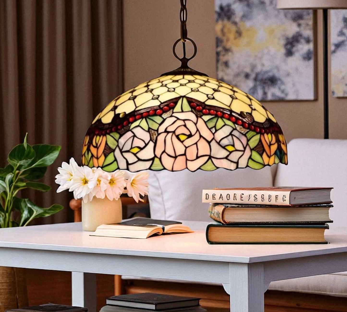 CDH 16" Tiffany Pendant Lamp 40cm shade (16032C)