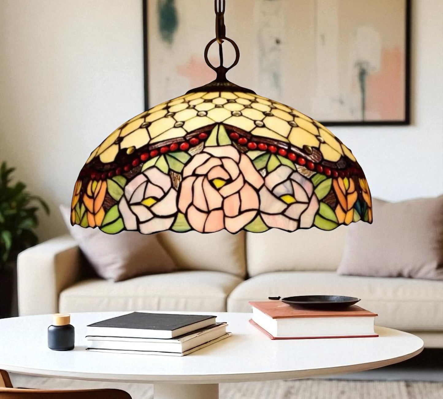 CDH 16" Tiffany Pendant Lamp 40cm shade (16032C)