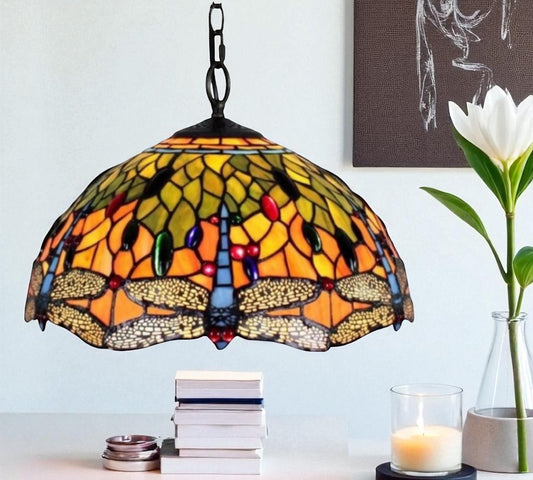 CDH 16" Tiffany Pendant Lamp 40cm shade (16034C)