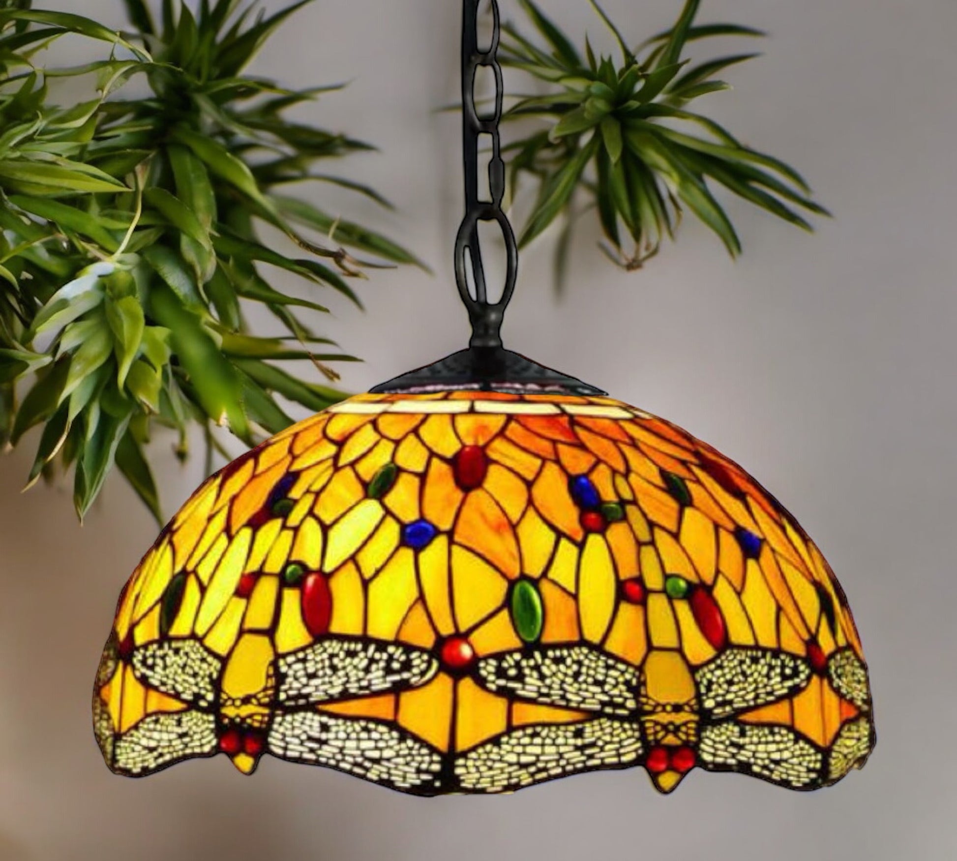 CDH 16" Tiffany Pendant Lamp 40cm shade (16035C)