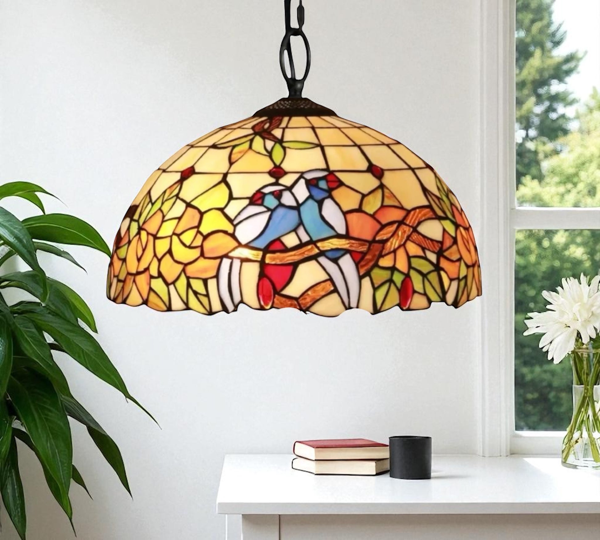 CDH 16" Tiffany Pendant Lamp 40cm shade (16056C)
