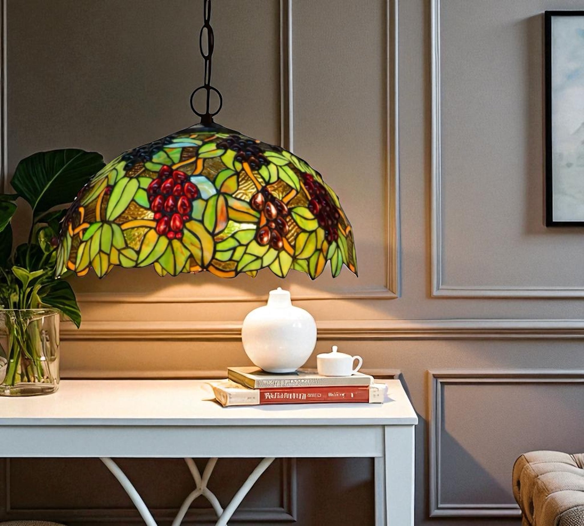 CDH 16" Tiffany Pendant Lamp 40cm shade (16059C)