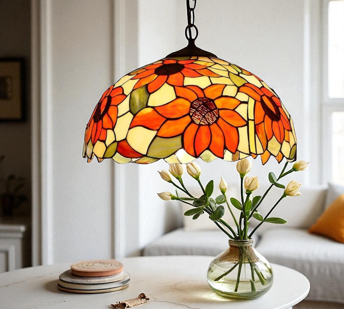 CDH 16" Tiffany Pendant Lamp 40cm shade (16068C)