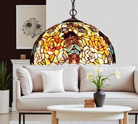 CDH 16" Tiffany Pendant Lamp 40cm shade (16071C)