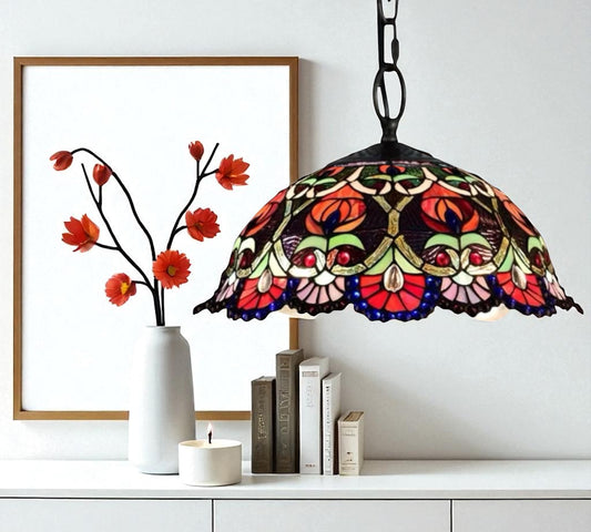 CDH 16" Tiffany Pendant Lamp 40cm shade (16086C)