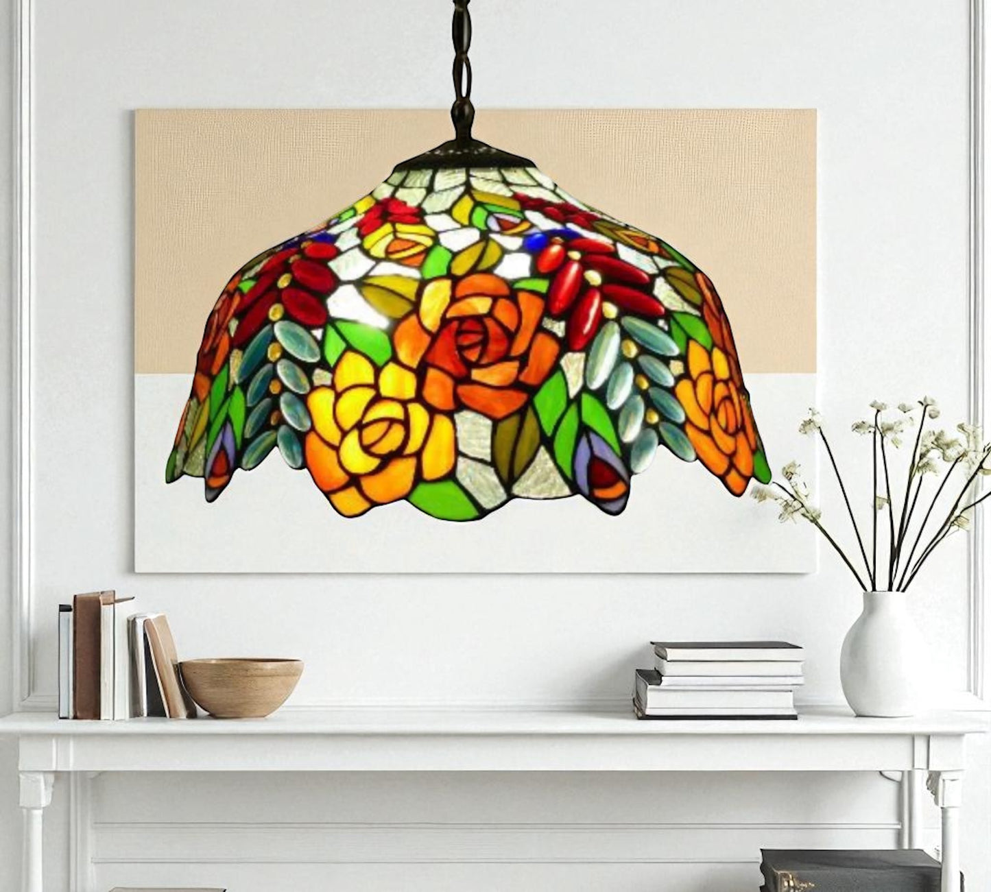 CDH 16" Tiffany Pendant Lamp 40cm shade (16112C)