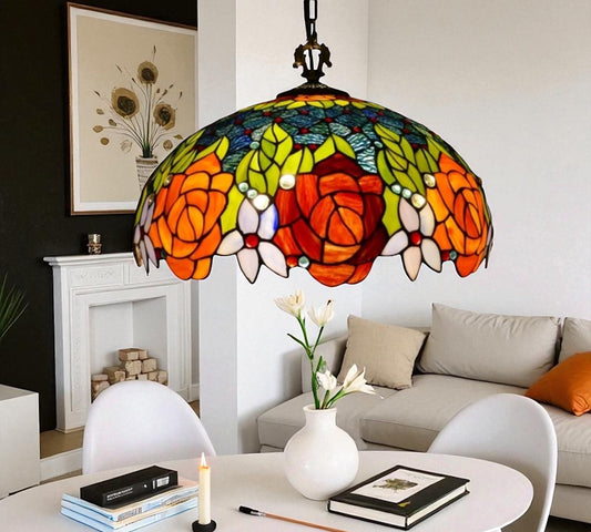 CDH 16" Tiffany Pendant Lamp 40cm shade (16113C)
