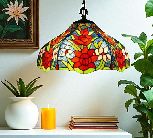 CDH 16" Tiffany Pendant Lamp 40cm shade (16118C)