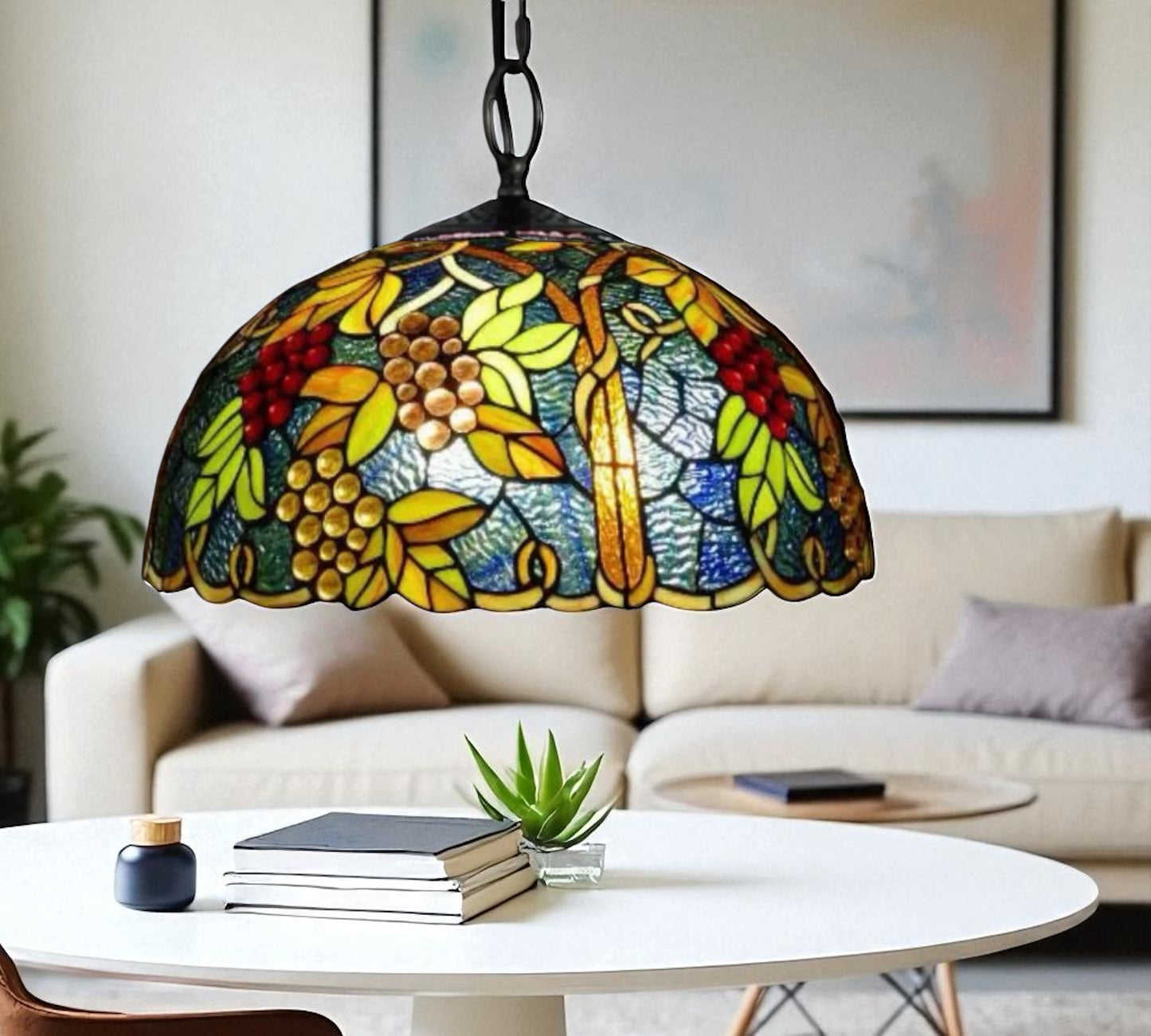 CDH 16" Tiffany Pendant Lamp 40cm shade (16937C)