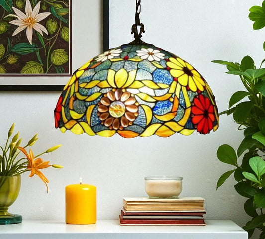 CDH 16" Tiffany Pendant Lamp 40cm shade (16939P)