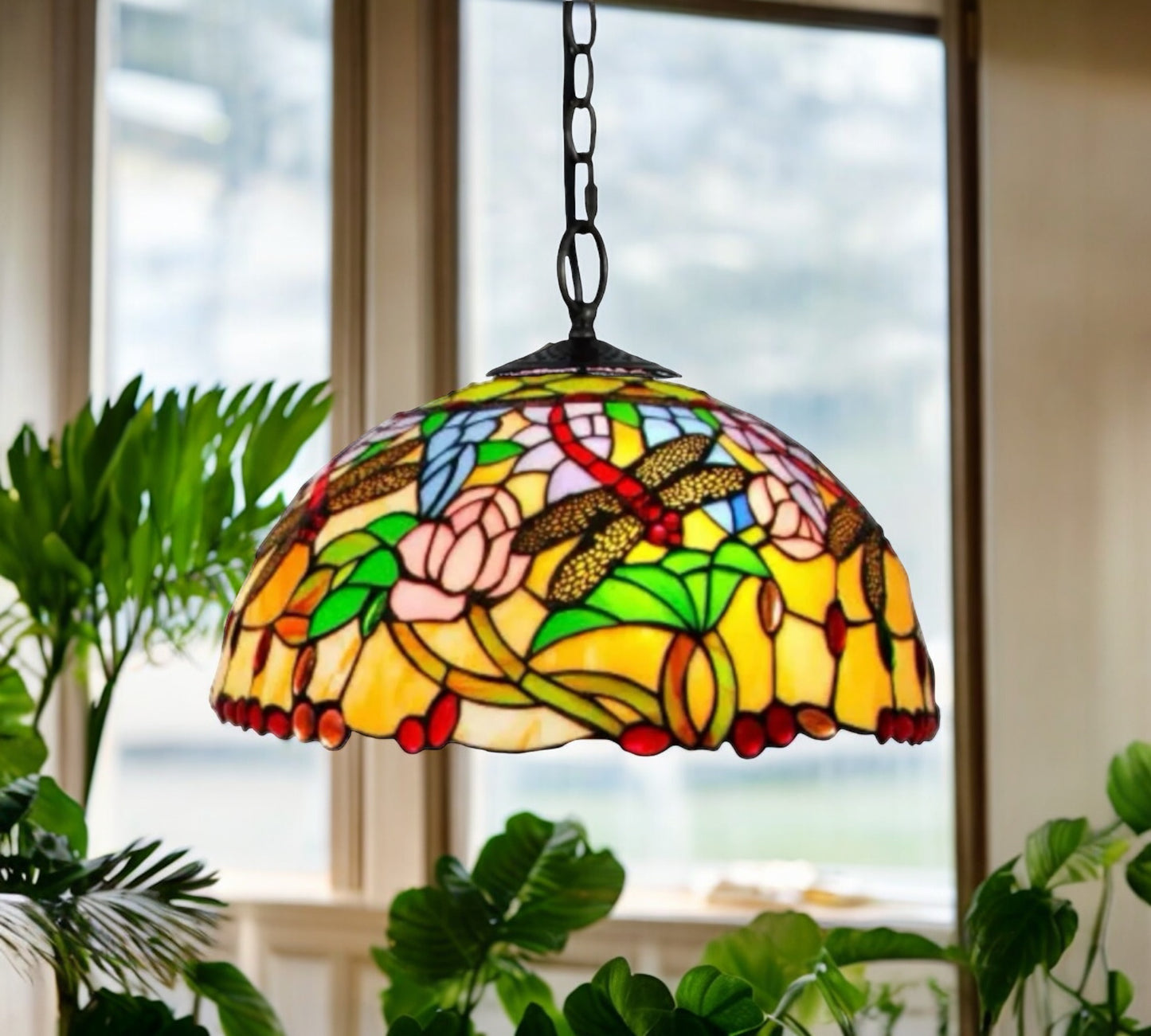 CDH 16" Tiffany Pendant Lamp 40cm shade (16941C)