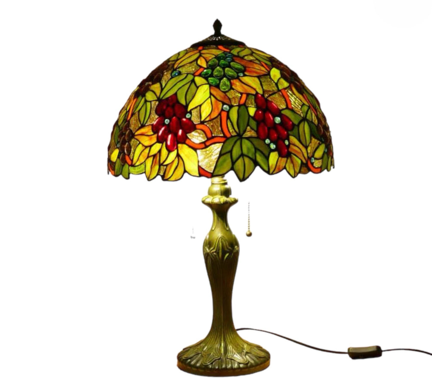 CDH 16" Tiffany Table Lamp 40cm Shade (15001)