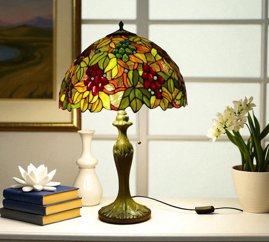 CDH 16" Tiffany Table Lamp 40cm Shade (15001)