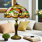 CDH 16" Tiffany Table Lamp 40cm Shade (15002)