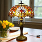 CDH 16" Tiffany Table Lamp 40cm Shade (15003)