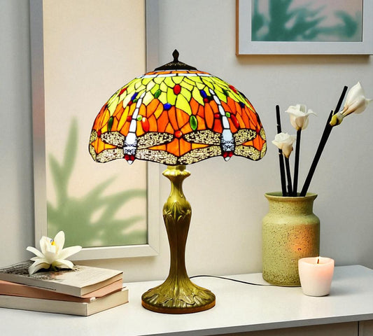 CDH 16" Tiffany Table Lamp 40cm Shade (15004)