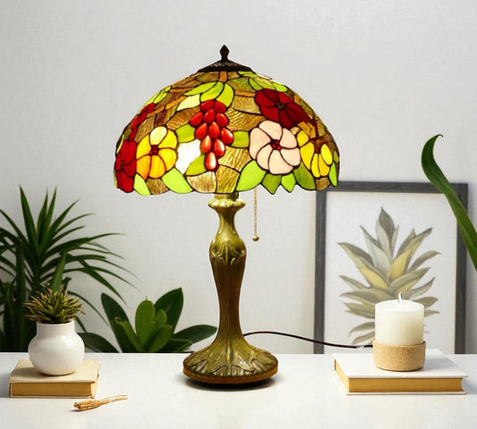 CDH 16" Tiffany Table Lamp 40cm Shade (15006)