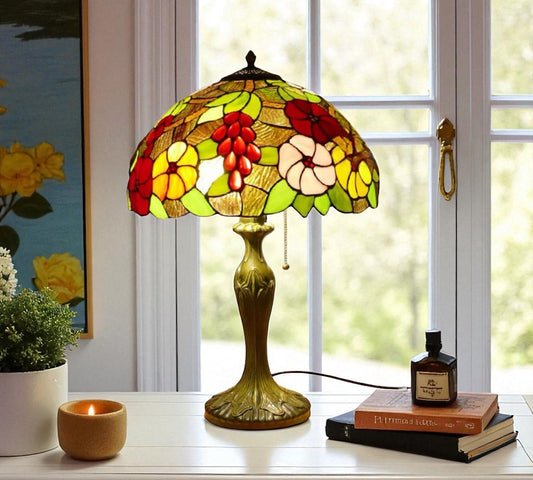 CDH 16" Tiffany Table Lamp 40cm Shade (15006)