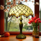 CDH 16" Tiffany Table Lamp 40cm Shade (15015)