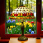 CDH 16" Tiffany Table Lamp 40cm Shade (15017) tulip