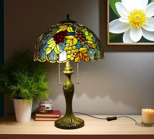 CDH 16" Tiffany Table Lamp 40cm Shade (15020)