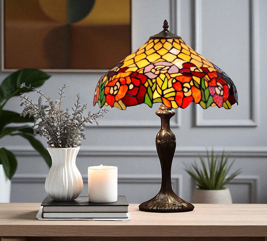 CDH 16" Tiffany Table Lamp 40cm Shade (15026)